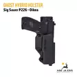 Ghost Hybrid holster SIG P226  oikea - Yleiskuva asekotelossa - IPSC kotelot - SGHD07 - 1