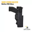 Ghost Hybrid holster Walther PDP Oikea -  Yleiskuva asekotelossa edestäpäin - IPSC kotelot - SGHD147 - 1