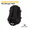 Helikon-Tex Raccoon MK2 20L selkäreppu - musta - takaviistosta - Reput ja laukut - 5908218718067 - 3