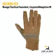 Helikon-Tex Range Tactical hanskat, Coyote/Adaptive Green M, yksittäinen hanska - Muut päähineet ja käsineet - 5902688047757 - 35