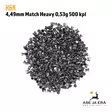 H&N Match Heavy 4,49 mm ilmakiväärin luoti 0,53 g, 500 kpl - 500 luotia - 4,5 mm ilmakivääriluodit - 4047058019277 - 4