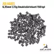 6,35mm JSB Hades 1,72g ilmakiväärinluoti 150 kpl - 150 luotia - 6,35 mm luodit - 8594180451087 - 3