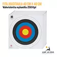 Nylonilla vahvistettu Fita jousitaulu 40 cm X 40 cm Nylonilla vahvistettu  jousiammuntaan 250 Kpl - Yleiskuva - Paperiset maalitaulut - 08717974318407 - 1