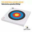 Nylonilla vahvistettu Fita jousitaulu 40 cm X 40 cm Nylonilla vahvistettu  jousiammuntaan 250 Kpl - Nippu vaakatasossa - Paperiset maalitaulut - 08717974318407 - 2