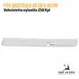 Nylonilla vahvistettu Fita jousitaulu 40 cm X 40 cm Nylonilla vahvistettu  jousiammuntaan 250 Kpl - Myyntipakkaus - Paperiset maalitaulut - 08717974318407 - 4