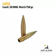 Lapua .50 BMG Match luoti 750 grainia - Muut luodit - 6418267300537 - 3