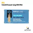 PPU 7,5x54 French FMJ 9,0g kiväärinpatruuna - Muut kaliiperit - 8605003818717 - 1