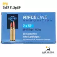 PPU 7x57 SP 11,2g kiväärin patruuna - Muut kaliiperit - 8605003815167 - 1