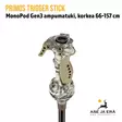 Primos Trigger Stick MonoPod Gen3 ampumatuki, korkea 66-157 cm- Yksityyiskohta ylhäältä - Muut ampumatuet - 010135658137 - 15