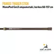 Primos Trigger Stick MonoPod Gen3 ampumatuki, korkea 66-157 cm- Yksityiskohta kärjestä - Muut ampumatuet - 010135658137 - 13