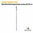 Primos Trigger Stick MonoPod Gen3 ampumatuki, korkea 66-157 cm- Pisimilleen avattu - Muut ampumatuet - 010135658137 - 12