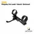 Rusan pikajalka Sabatti 1" tai 30 mm renkaat - Pikajalat - 3856026415567 - 20