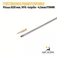 Puhdistuspuikko 820 mm 4,5mm/17HMR VFG - tulpille - Yksityiskohta kiinnitysadapteri irroitettuna - Puhdistussarjat ja -harjat - 6410363751107 - 6