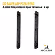 Sig Sauer ASP P226/P250 4,5mm CO2 ilmapistoolin varalipas 16 kuulaa 2 kpl - kaksi lipasta sivusta - SIG Sauer lippaat - 798681543427 - 4