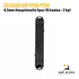 Sig Sauer ASP P226/P250 4,5mm CO2 ilmapistoolin varalipas 16 kuulaa 2 kpl - yksi lipas edestä - SIG Sauer lippaat - 798681543427 - 6