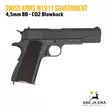 Swiss Arms M1911 Government Blowback 4,5mm CO2 ilmapistooli - BB kuula ilmapistoolit - 3559962887107 - 7