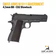 Swiss Arms M1911 Government Blowback 4,5mm CO2 ilmapistooli - BB kuula ilmapistoolit - 3559962887107 - 8