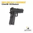 Swiss Arms M1911 Government Blowback 4,5mm CO2 ilmapistooli - BB kuula ilmapistoolit - 3559962887107 - 9