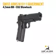 Swiss Arms M1911 Government Blowback 4,5mm CO2 ilmapistooli - BB kuula ilmapistoolit - 3559962887107 - 5
