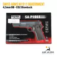 Swiss Arms M1911 Government Blowback 4,5mm CO2 ilmapistooli - BB kuula ilmapistoolit - 3559962887107 - 16