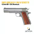 Swiss Arms M1911 Mk IV/Series'70 Blowback 4,5mm CO2 ilmapistooli - BB kuula ilmapistoolit - 3559962885097 - 1