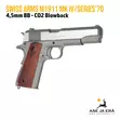 Swiss Arms M1911 Mk IV/Series'70 Blowback 4,5mm CO2 ilmapistooli - BB kuula ilmapistoolit - 3559962885097 - 7