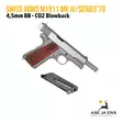 Swiss Arms M1911 Mk IV/Series'70 Blowback 4,5mm CO2 ilmapistooli - BB kuula ilmapistoolit - 3559962885097 - 16