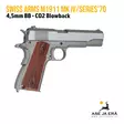 Swiss Arms M1911 Mk IV/Series'70 Blowback 4,5mm CO2 ilmapistooli - BB kuula ilmapistoolit - 3559962885097 - 9