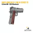 Swiss Arms M1911 Mk IV/Series'70 Blowback 4,5mm CO2 ilmapistooli - BB kuula ilmapistoolit - 3559962885097 - 10