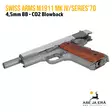 Swiss Arms M1911 Mk IV/Series'70 Blowback 4,5mm CO2 ilmapistooli - BB kuula ilmapistoolit - 3559962885097 - 15