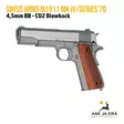 Swiss Arms M1911 Mk IV/Series'70 Blowback 4,5mm CO2 ilmapistooli - BB kuula ilmapistoolit - 3559962885097 - 2