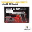 Swiss Arms M1911 Mk IV/Series'70 Blowback 4,5mm CO2 ilmapistooli - BB kuula ilmapistoolit - 3559962885097 - 17