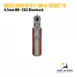 Swiss Arms M1911 Mk IV/Series'70 Blowback 4,5mm CO2 ilmapistooli - BB kuula ilmapistoolit - 3559962885097 - 5