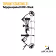 Topoint Starting 31 taljajousipaketti oikeakätinen, Black - yleiskuva vasen sivu - RTS taljajousipaketit - 6426006358367 - 1
