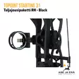 Topoint Starting 31 taljajousipaketti oikeakätinen, Black - yksityiskohta tähtäimestä - RTS taljajousipaketit - 6426006358367 - 9