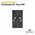 Walther PDP Gen2 Mounting plate 02 Trijicon RMR - Pohja suoraan alapuolelta - Punapiste- ja holotähtäinjalustat - 4063132899917 - 4