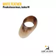 White Feather Thumb Ring Medium - Muut ampujan varusteet - 8717974184927 - 1