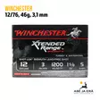 Winchester XtendRange Bismuth 12/76 no5 3,1mm Haulikonpatruuna - Lyijyttömät patruunat - 020892024427 - 1