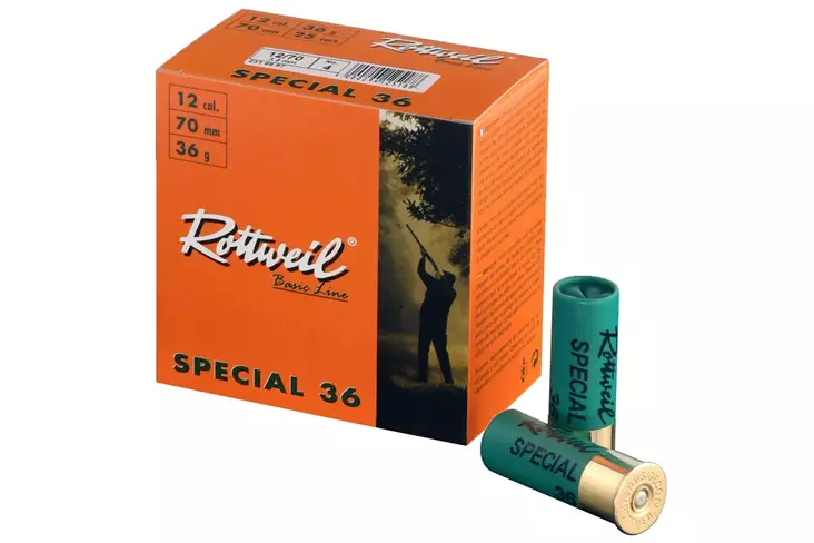 12/70 Rottweil Special 36 3,7mm 25kpl - 12/70 metsästyspatruunat - 4000294125157 - 2