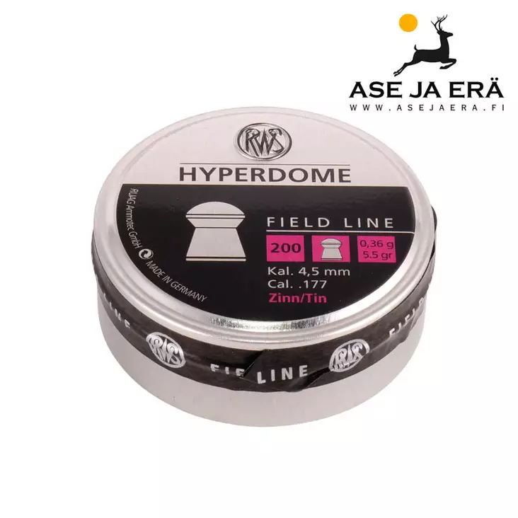 4,5mm RWS Hyperdome 0,36g 200kpl - 4,5 mm ilmakivääriluodit - 4000294181627 - 2