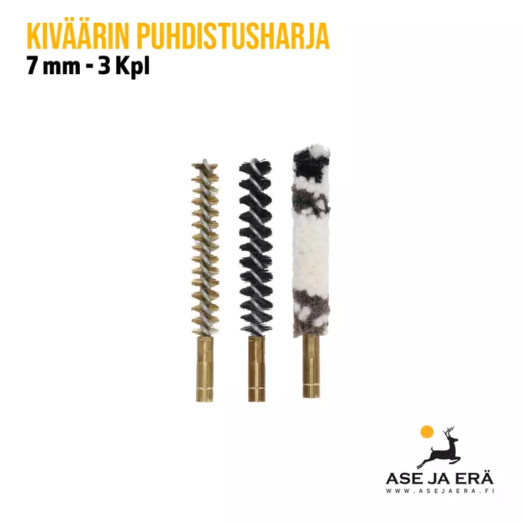 7mm puhdistusharjasarja 3kpl - Puhdistussarjat ja -harjat - 87A_7 - 2