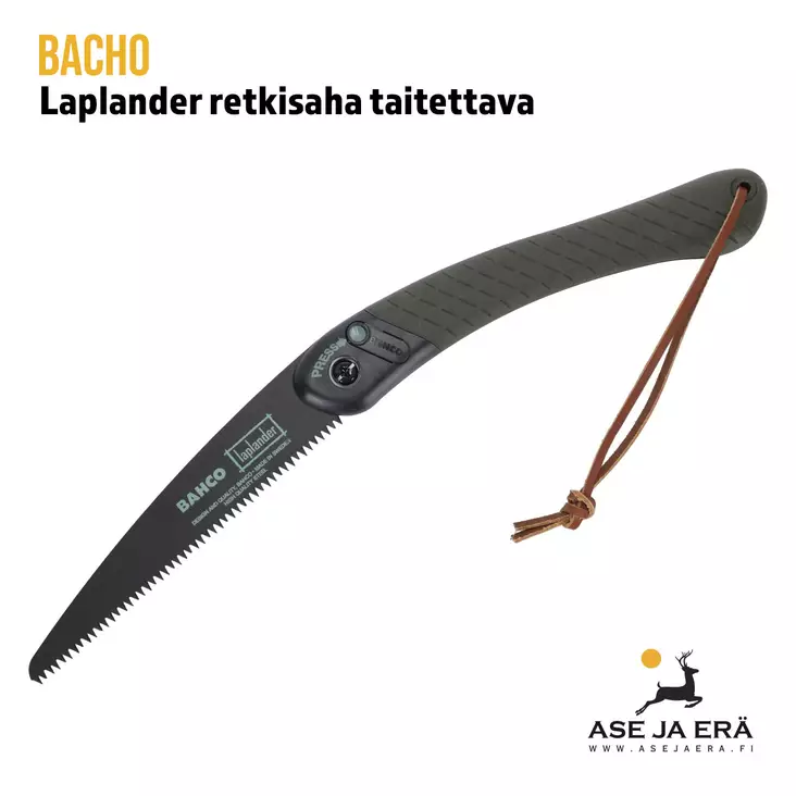 Bahco Laplander 396-LAP taitettava retkisaha - Linkkuveitset, piilut ja sahat - 7311518172367 - 1