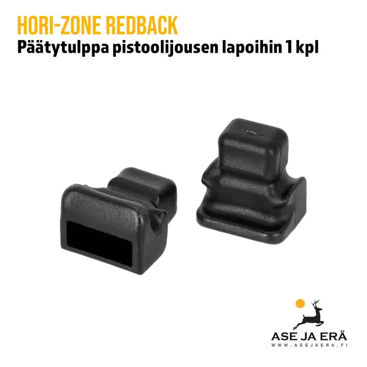 Hori-Zone Redback päätytulppa pistoolijousen lapoihin 1 kpl - yleiskuva kahdesta päätytulpasta - Varsijousen tarvikkeet - 8717974883127 - 1
