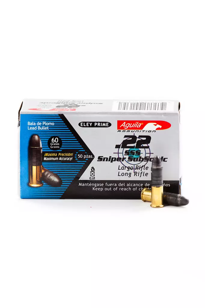 Aguila SSS Sniper Subsonic 22LR 3,89g - 22 LR patruunat - 640420001357 - 1