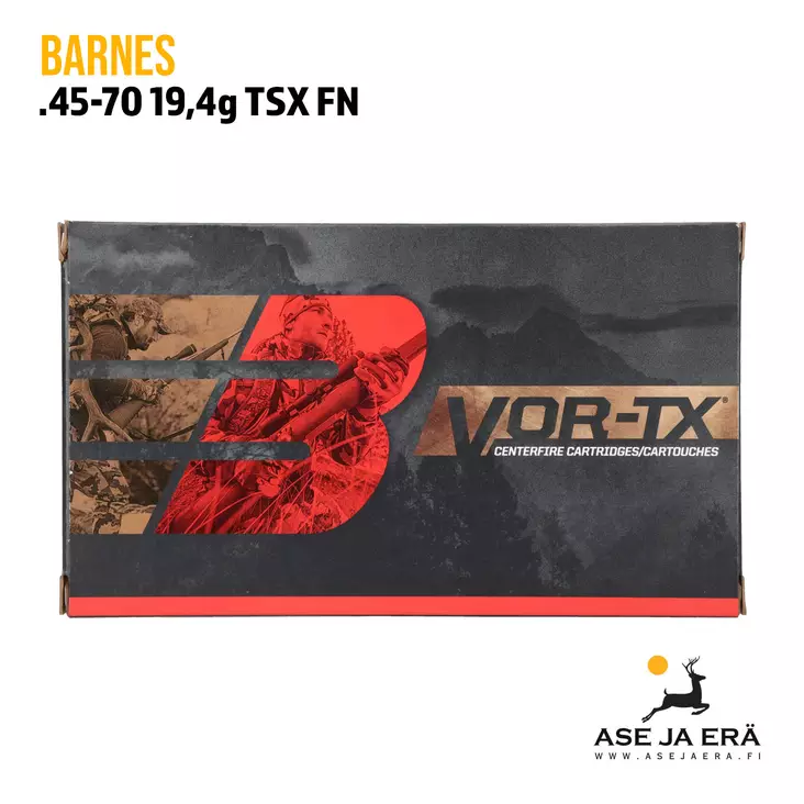 Barnes VOR-TX 45-70 Govt TSX 300gr kivääripatruuna - Muut kaliiperit - 716876145737 - 2