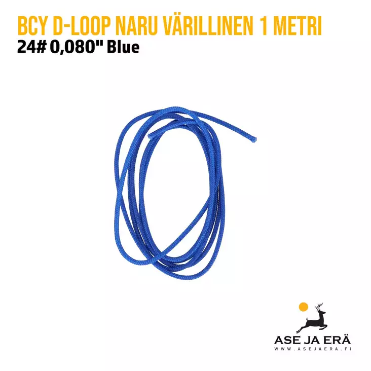 BCY D-loop naru värillinen 24# 0,080" 1 metri - Muut jännetarvikkeet - A016877 - 1