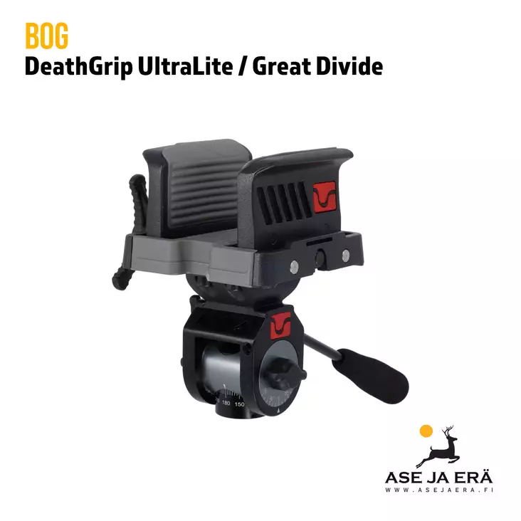 BOG DeathGrip UltraLite + Great Divide Jalustapää Combo - Tripod- ja Bipod-ampumatuet - 661120106487 - 1