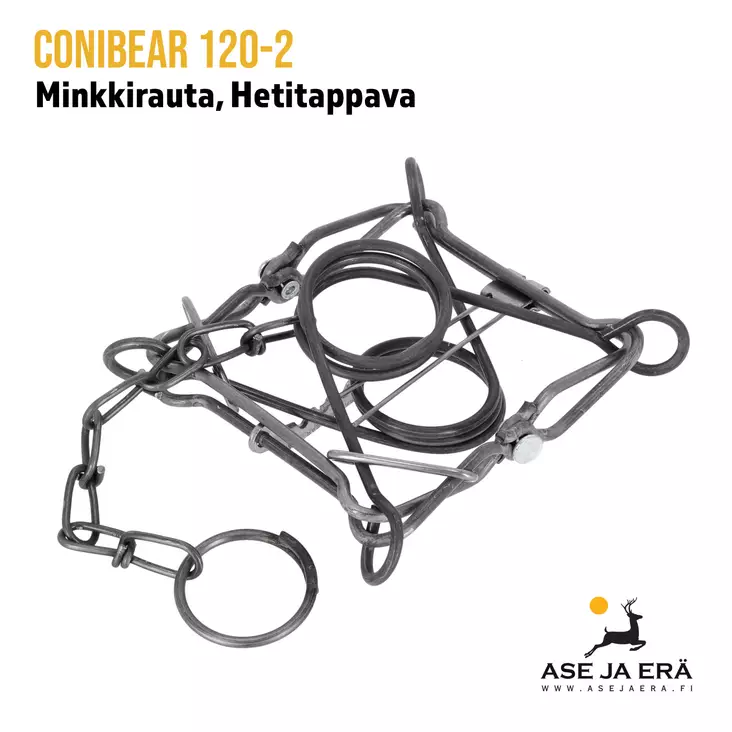 Conibear 120-2 Hetitappava Pyyntirauta Minkille - Yleiskuva - Hetitappavat raudat - 6430055029147 - 7