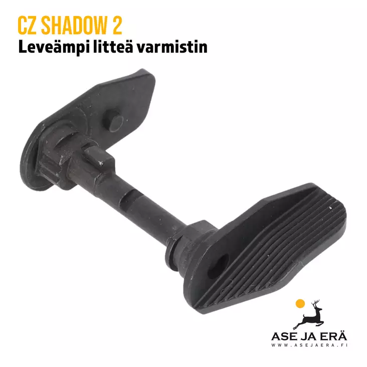 CZ Shadow 2 leveämpi litteä varmistin Vasenkätiselle ampujalle - CZ aseiden osat - 10911337 - 1