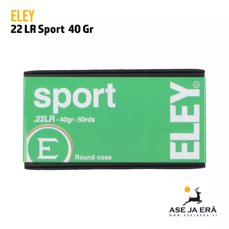 Eley Sport .22lr 40 gr pienoiskiväärin patruuna - 22 LR patruunat - 650911041007 - 2